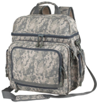 Digital Camo Compu Backpack-Gray Pixel Case Pack 6