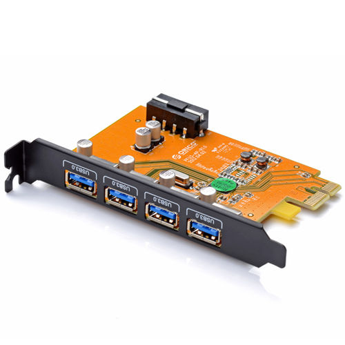 ORICO PFU3-2P/4P Desktop 2/4 Port USB3.0 PCI-Express Card with PCI Bracket for Mac/Windows