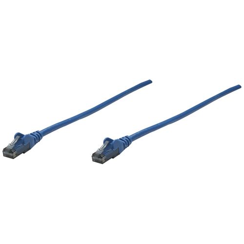 INTELLINET 342582 CAT-6 UTP Patch Cable, 5ft, Blue