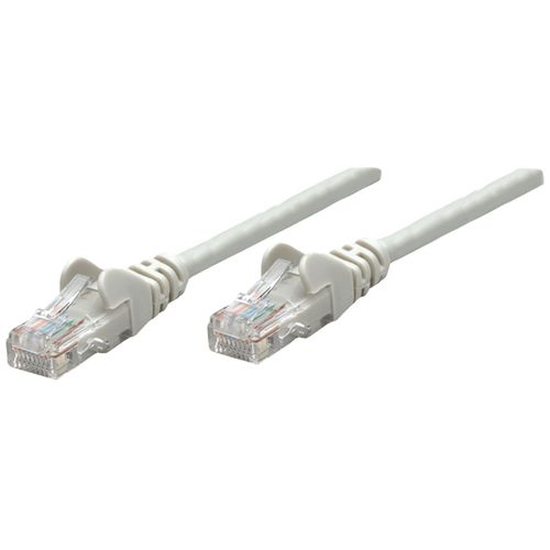 INTELLINET 319812 CAT-5E UTP Patch Cable, 14ft, Gray