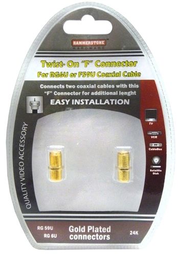 Twit On F Connector - Case Pack 72 Units Case Pack 72