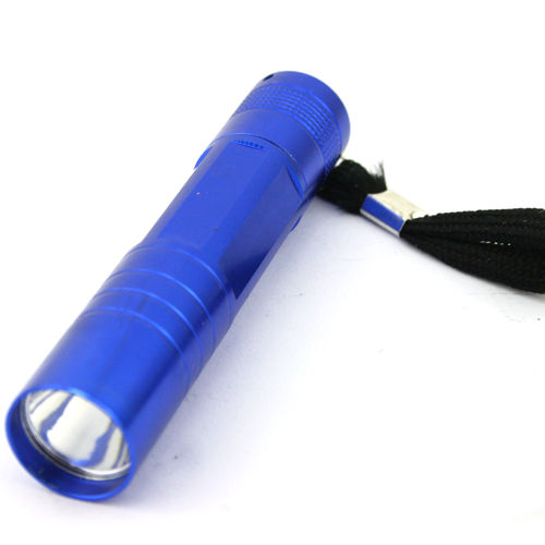 3W LED Torch Handy Flashlight Waterproof for Sporting camping Blue