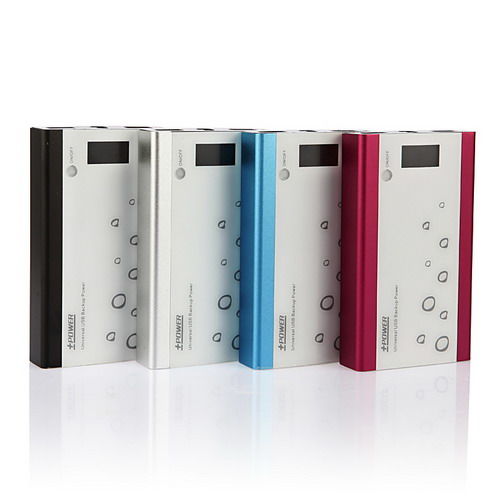 11000mAh Power Bank Battery charger for mobile phonPortable Solar Charger for 5v Electronic Products Blue