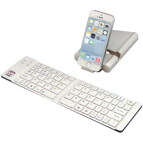 IWERKZ 44652WH Universal Foldable Bluetooth Keyboard (White)
