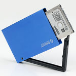 ORICO 2595US3 Full Aluminum Tool Free 2.5 - INCH SATA TO USB 3.0 External Hard Drive Enclosure Blue