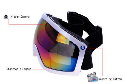 HD 720P Camera Skiing Goggles Manual