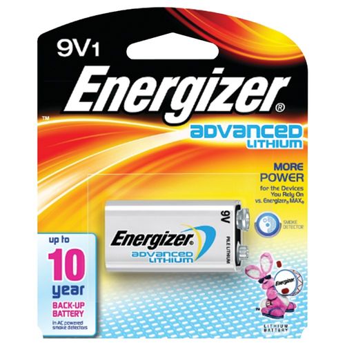 Energizer LA522SBP 9-Volt Advanced Lithium Battery