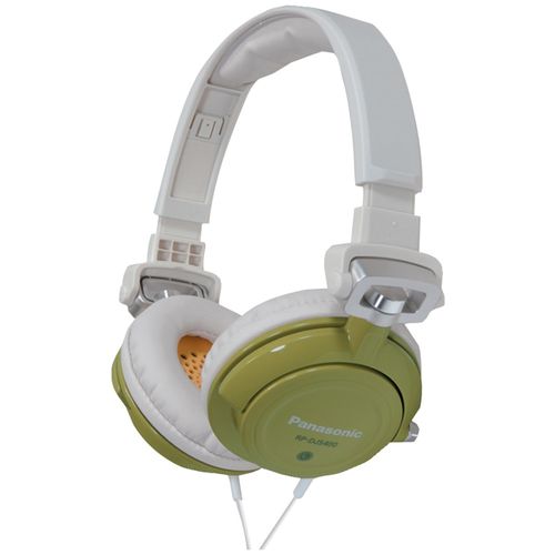 PANASONIC RP-DJS400-G DJS400 DJ Street-Style Headphones (Green)