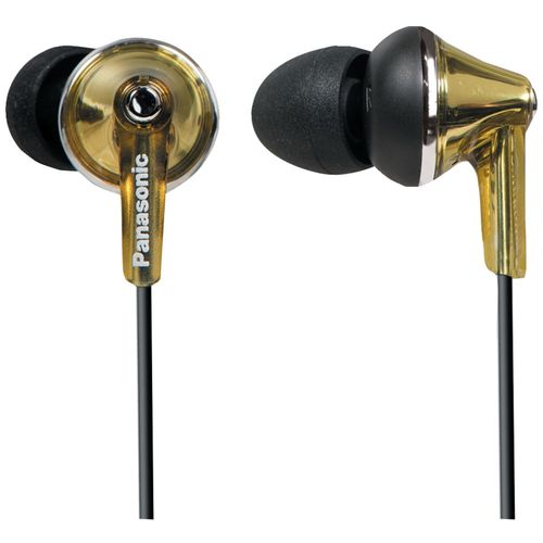 PANASONIC RP-HJE190-N HJE190 ErgoFit PLUS Earbuds (Gold)