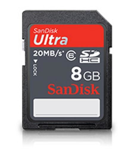 Sandisk Ultra SDHC 8GB Class 6