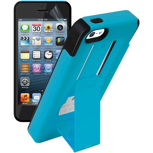 ISOUND ISOUND-5334 iPhone(R)5/5s 2-In-1 DuraView Case (Blue)