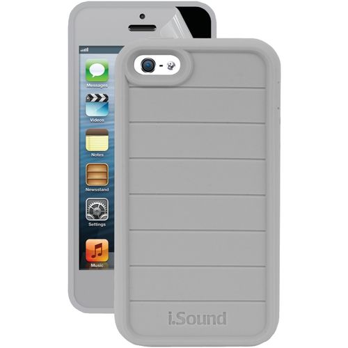 ISOUND ISOUND-5338 iPhone(R) 5/5s 3-In-1 Duraguard Case (Gray)