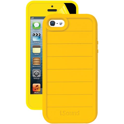 ISOUND ISOUND-5342 iPhone(R) 5/5s 3-In-1 Duraguard Case (Yellow)