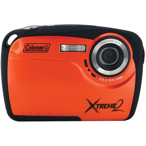 COLEMAN C12WP-O 16.0 Megapixel Xtreme2 HD Underwater Digital Camera (Orange)