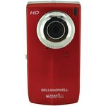 BELL+HOWELL T100HD-R 5.0 Megapixel Take1HD Digital Video Camcorder with Flip-Out LCD Screen (Red)