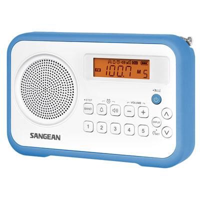 AM FM Clock Digital Radio Blue