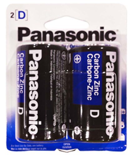 2Pcs OF D-CELL - SUPER HEAVY DUTY- PANASONIC BATTERIES :  ( Pack of  48 Sets )