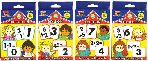 Fisher Price Math Series Flash Cards Case Pack 48