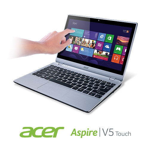 Acer Aspire V5-122P-0408 AMD A4-1250 X2 1.0GHz 4GB 500GB 11.6'' Touch Win8 (Chill Silver)