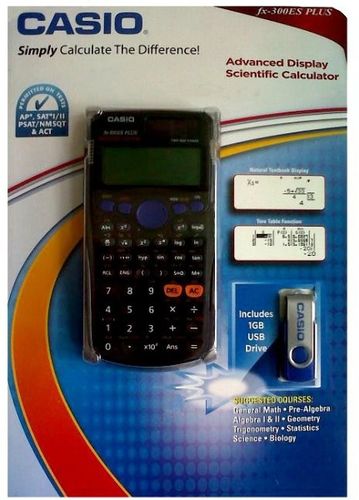 Casio Scientific Calculator Plus Black