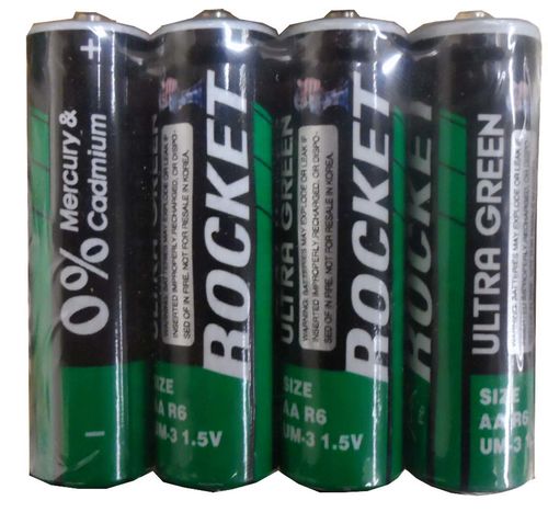 HEAVY DUTY- ROCKET BRAND- 4 Pcs OF AA BATTERIES :  ( Pack of  240 Sets )