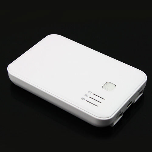 5000mAh External Battery Charger Power Bank 2 Dual USB 2A for iPad/iPhone 4