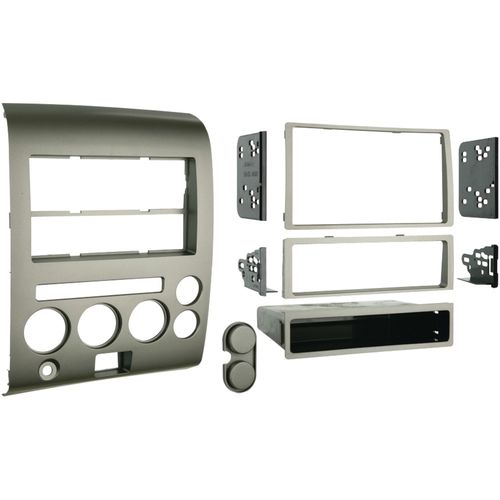 METRA 99-7606 2006 - 2007 Nissan Titan & Armada Single or Double DIN Installation Kit with Dual Zone Climate Display