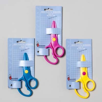 Kids Plastic Scissors Case Pack 48