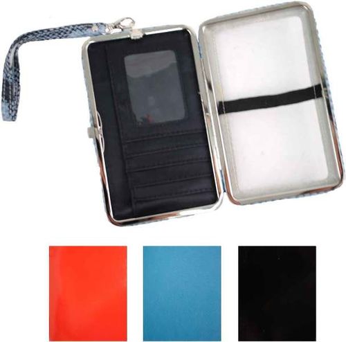 Cell Phone Wallet/Case with Wristlet - Solids Case Pack 24