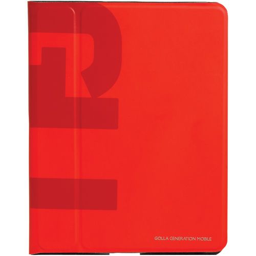 GOLLA G1375 iPad(R) with Retina(R) display/iPad(R) 3rd Gen/iPad(R) 2 Slim Folder (Jerome; Red)