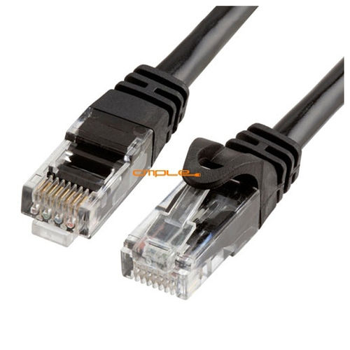 Cmple Cat6 500MHz UTP Ethernet Lan Network Stranded 568B wire Patch Cable  50 FT Black