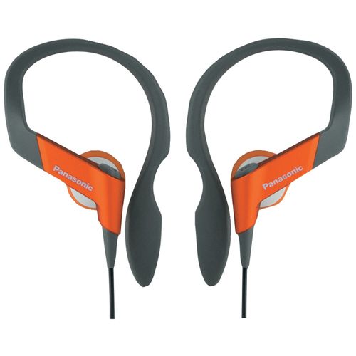 PANASONIC RP-HS33-D HS33 Shockwave(TM) Sport Clip Headphones (Orange)