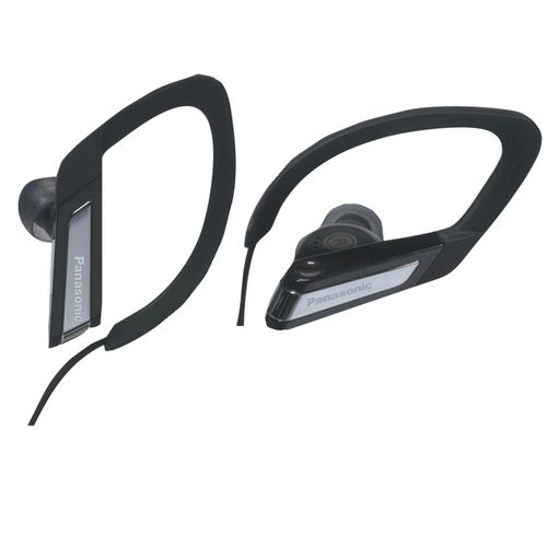 PANASONIC RP-HSC200-K HSC200 Sports Clip Headphones with Microphone & Remote (Black)