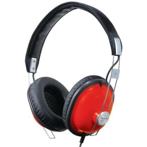 PANASONIC RP-HTX7-R1 HTX7 Retro Monitor Stereo Headphones (Red)