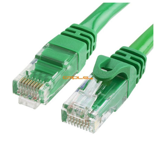 Cmple Cat6 500MHz UTP Ethernet Lan Network Stranded 568B wire Patch Cable  10 ft Green