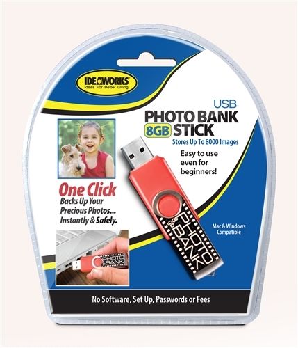 Photo Bank USB Stick 8Gb Case Pack 48