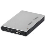 ORICO 2598SUS3 USB 3.0 & eSATA Hard Drive Enclosure for 2.5-Inch SATA 9.5mm & 12.5mm HDD and SSD Transparent