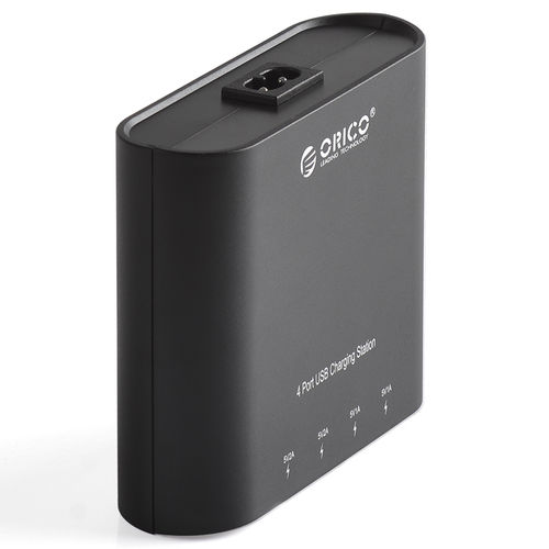 ORICO DCH-4U 5V 6Amps 30Watts AC Wall Charger With Two 5V 2.1A Port and Two 5V 1A Port for iPhone Black