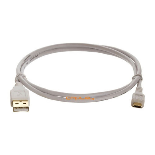 Cmple High Speed USB 2.0 Male A to Micro B 5 Pin Gold Plated Cable 3FT White