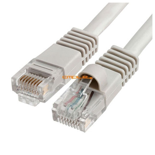 Cmple RJ45 CAT5 CAT5E PVC Jacket Ethernet Lan Network Cable 75 FT Gray