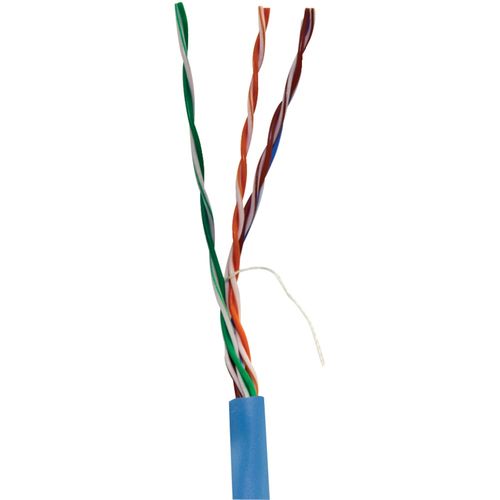 VERICOM MBW5U-00932 CAT 5E UTP Solid Riser CMR Cable, 1,000ft Pull Box (Blue)