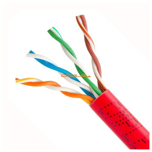 Cmple 350MHz Speed Cat5e Solid Wire Bulk UTP 24AWG Ethernet Lan Network CCA Cable 1000 Ft Red