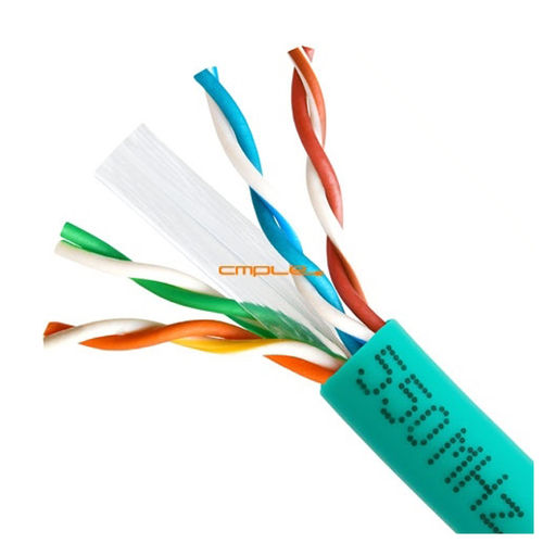 Cmple 550MHz Speed Cat6 Solid Wire Bulk UTP 23AWG Ethernet Lan Network CCA Cable 1000 Ft Green
