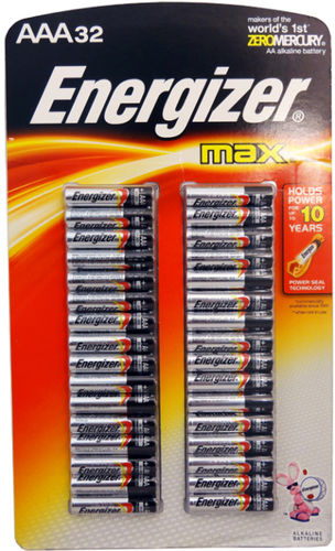 Energizer Max AAA Battery 32 Pack Case Pack 2