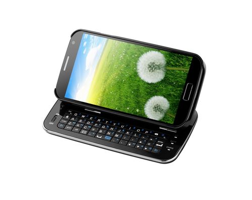 Case Cover Standing & sliding Wireless Keyboard for Samsung S4 I9500 in Black
