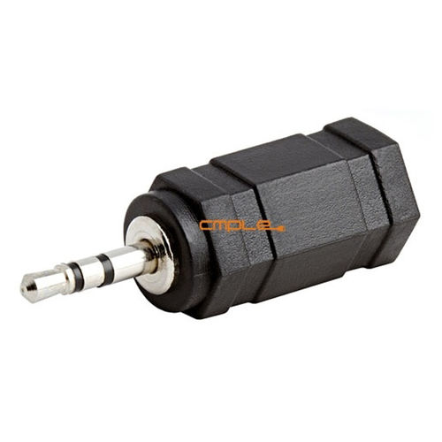Cmple 2.5mm Stereo Plug to 3.5mm Mono Jack Adapter