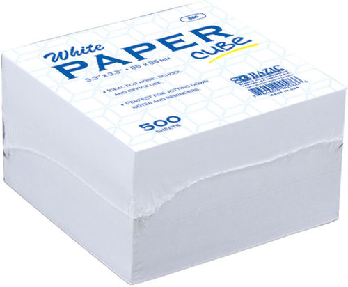White Paper Cube Case Pack 48