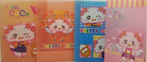 Pretty Coco Portfolio File Assorted color & design Case Pack 144