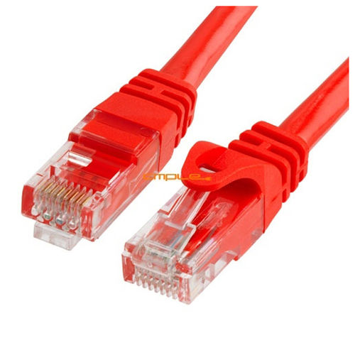 Cmple Cat6 500MHz UTP Ethernet Lan Network Patch Cable 3 FT Red