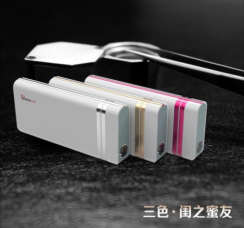 Power Bank 10000mah Flashlight Torch for Smart Phone iPad Samsung Galaxy in White and Pink